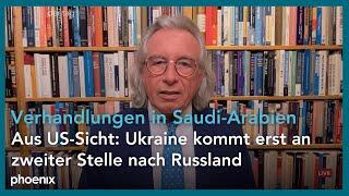 Politikwissenschaftler Prof. Thomas Jäger zu Verhandlungen des US-Ukraine-Treffens in Dschidda