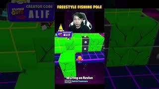 Epic moment IQ 200 freestyle fishing pole emote at block dash  wait for it...