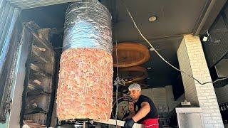 Selling 1 Ton per Day?! - INSANE Doner Kebab in Turkey - Turkish Street Food