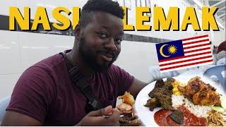 FIRST TIME Trying NASI LEMAK | BEST in Kuala Lumpur?| MALAYSIAN DISH
