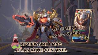 Review Skin MSC Atlas "Rune Sentinel" | MLBB INDONESIA