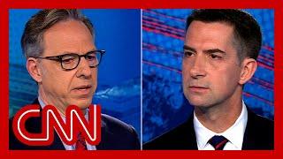 Tapper plays back GOP senator's 2020 comments about Trump and the election. Hear his reaction
