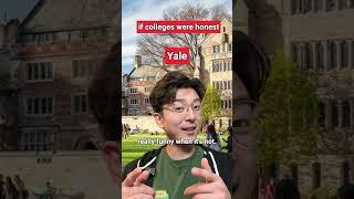 If Yale were honest #yale #college #collegeadmissions