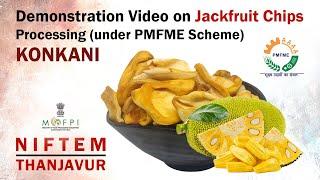 Demonstration Video on Jackfruit Chips Processing (under PMFME Scheme) - KONKANI