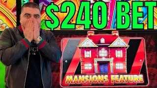 OMG Finally I Did It - $240 Spin MANSION BONUS