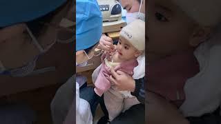 Lovely Baby get a vaccine for first time. #babyvideos #lovelybaby #cutebaby