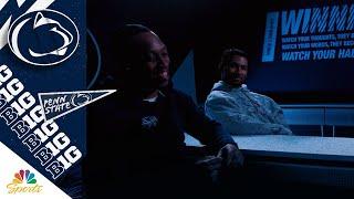 Penn State's Kaytron Allen, Nick Singleton juggle football, friendship (FULL INTERVIEW) | NBC Sports