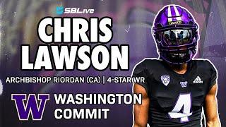 CHRIS LAWSON IS HEADED NORTH! | 4⭐️ WR COMMITS TO WASHINGTON OVER CAL, OREGON 