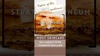 Most Skincare products only make it to the dead skin cells on the top layer of your skin… #skincare