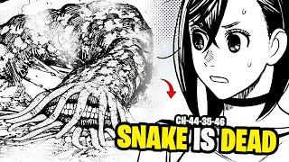 This Snake is Dead: Dandadan Chapters 44-45-46 (Cursed House arc) Part-9