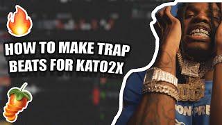 How To Make TRAP Beats Step-By-Step Kato2x  (Mac Critter, 1017 ) Silent Cook-up | FL Studio