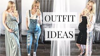 Maternity OUTFIT IDEAS For The THIRD TRIMESTER / Baby Shower Outfits | Fashion 2019