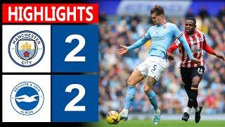 HiGHLIGHT (2-2) | Manchester City vs Brighton | English Premier League 2024/25 | Goals & Highlights