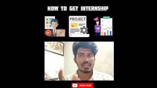 How to get Internship ? #tech #technology #internship #placement #softwaredevelopement #ai #projects