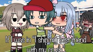 If I was in “I ship my best friend with my crush”|