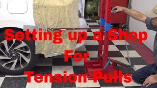 How to Set Up A Shop Cheap To Do Tension Pulls. For PDR and Auto Body Techs