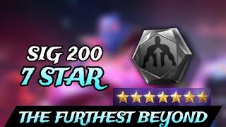 MY FIRST EVER SIG 200 7 STAR: The Furthest Beyond! | Mcoc