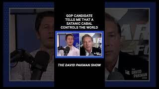 GOP Candidate Tells Me That a "Satanic Cabal" Controls the World #shorts