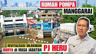 PJ HERU MANTAP‼️RUMAH POMPA MANGGARAI AKHIRNYA DI REVITALISASI YANG SELAMA INI TDK PERNAH TERSENTUH