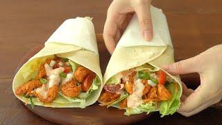 Spicy Chicken Wrap That's Easy to Make and Doesn't Gain Weight :: Tortilla Recipe