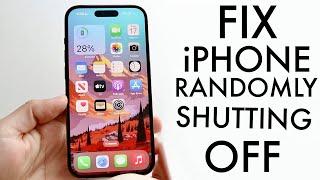 How To FIX iPhone Randomly Shutting Off!