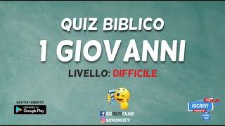 1 Giovanni - Livello DIFFICILE (Quiz Biblico)