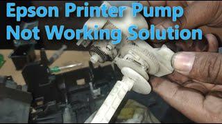 Epson printer pump problem and head cleaning issues ll #epson#epsonl3110 pump repair #epsonhead