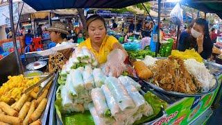 So Yummy Yellow pancake, spring rolls, noodles - Best Cambodian street food @ Phnom Penh