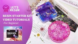 LET'S RESIN Epoxy Resin Kit, Ashtray Resin Crafts/Resin Jewelry Making Kit for Beginners