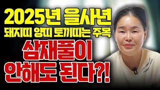 '삼재풀이 안해도 된다?!' [미리보는 2025년 삼재띠] 돼지띠,토끼띠,양띠 주목! 삼재의 아주 간단한 해결법, 사실 삼재풀이 해야하는 사람은 따로 있습니다!