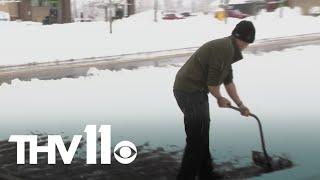 The health risks of shoveling snow