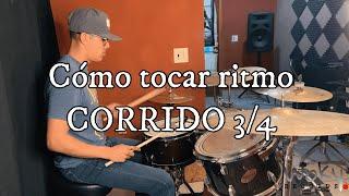 Cómo tocar CORRIDO 3/4 Fácil | Tutorial Batería | Woky Records