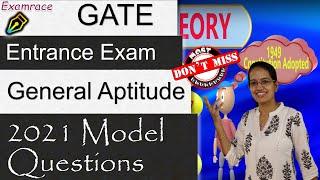 GATE General Aptitude (GA) 2021 Model Questions: MCQs | Tricks & Tips