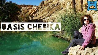 360ª Chebika - Visiting  Chebika Oasis, Tunez.