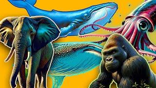 8 LARGEST animals on Earth - do you know them? +bonus DOWNLOADS