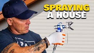 How To Paint A House With An Airless Paint Sprayer