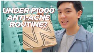 Under P1000 Full ANTI-ACNE ROUTINE from Watsons?  (Filipino) | Jan Angelo