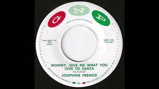 Josephine Premice "Mommy Give Me What You Give To Santa" 1956 Calypso Christmas 45 RPM