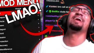 Trolling KICK STREAMERS with a MOD MENU... GTA 5 RP