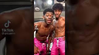 Lil Nas X trying to kiss a male in a video #shorts #lilnasx #thatswhatiwant #industrybaby