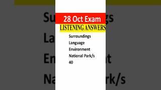 28 October Ielts exam evening slot answers and review, 28 October Exam Listening & reading answers