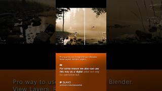 How to use COMPOSITING in Blender like a PRO Artist #blender #cgslav #3dartist