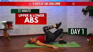 12 DAYS OF ABS - Upper & Lower Abs - No equipment - DAY 1