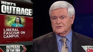 Gingrich outraged over liberal fascism on campus