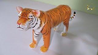 Papercraft Tiger from Canon Creative Park