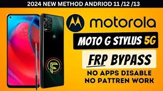 New Method Motorola moto g Stylus 5G Frp Bypass Andriod 11 latest Security