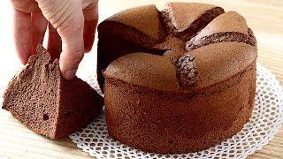 Very spongy chocolate sponge cake - Japanese sponge cake