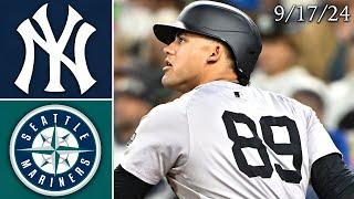 New York Yankees @ Seattle Mariners | Game Highlights | 9/17/24