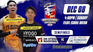 DN STEEL vs. KONDOHGUMI - Full Match | Semifinals | 2024 Spikers' Turf Invitational Conference