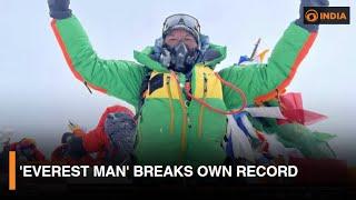 'Everest Man' breaks own record & more updates | DD India live | 5 PM IST
